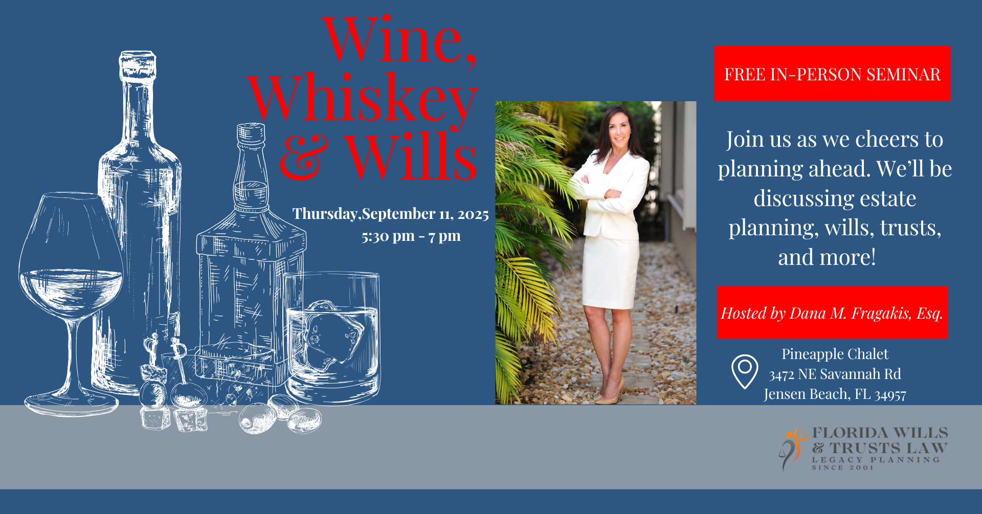 Wine, Whiskey & Wills